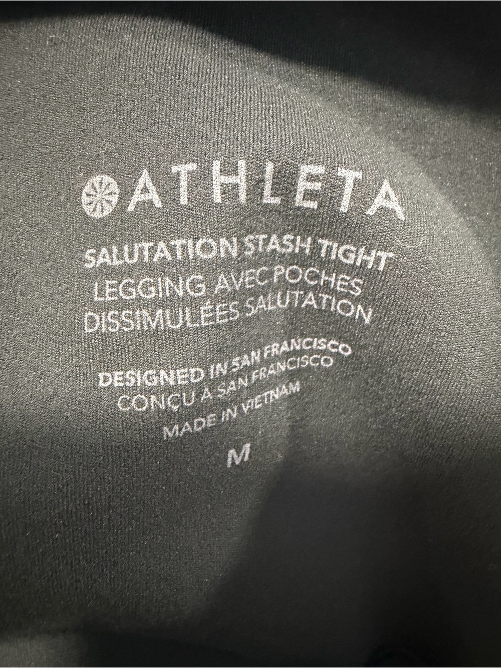 ATHLETA SALUTATION FOREST GREEN TIGHTS - Picture 8 of 9